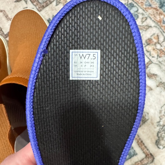 Rothy’s tan brown high top slide in washable sneaker - Picture 6 of 7